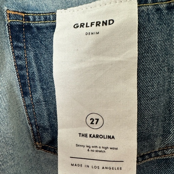 GRLFRND Karolina two toned jeans NWT 27 - Picture 5 of 7